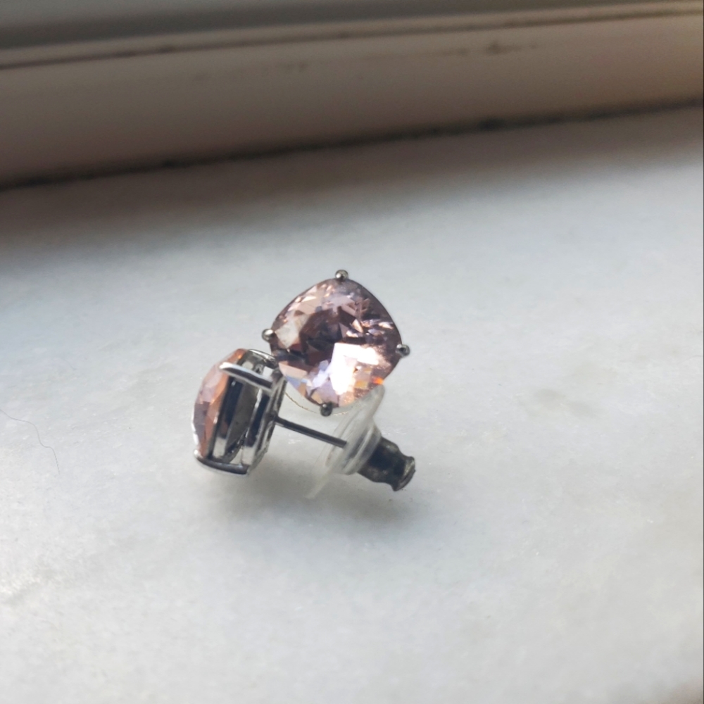 Origami Owl Pink Stud Earrings